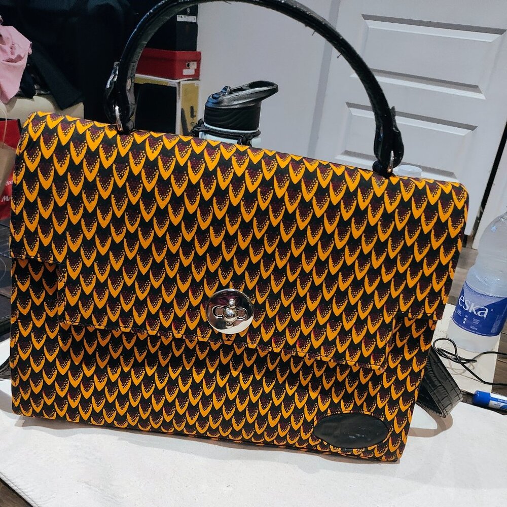African peint Handbag